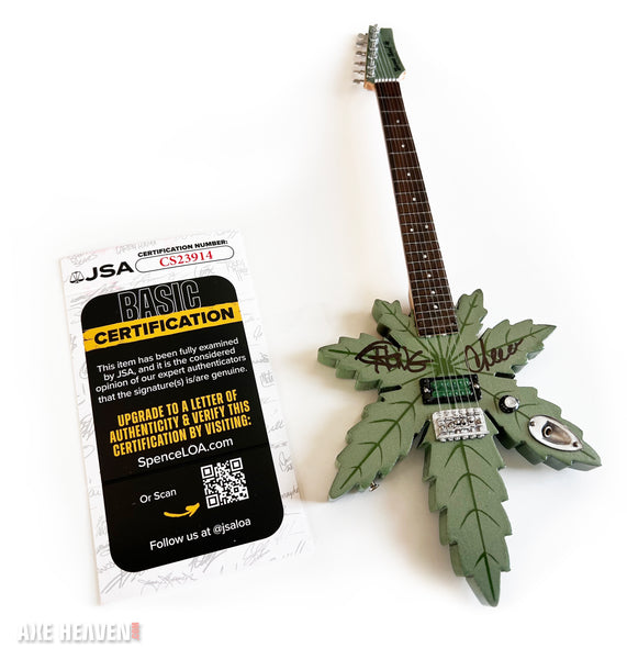 2026 Cheech & Chong Signed Sweet Leaf Guitars® Replica Collectible Autographed by Cheech Marin and Tommy Chong