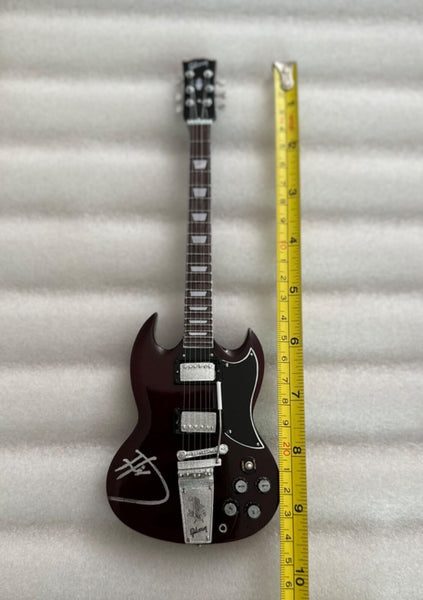 Brian Welch Korn Autographed Gibson SG Cherry Mini Guitar New Authentic JSA