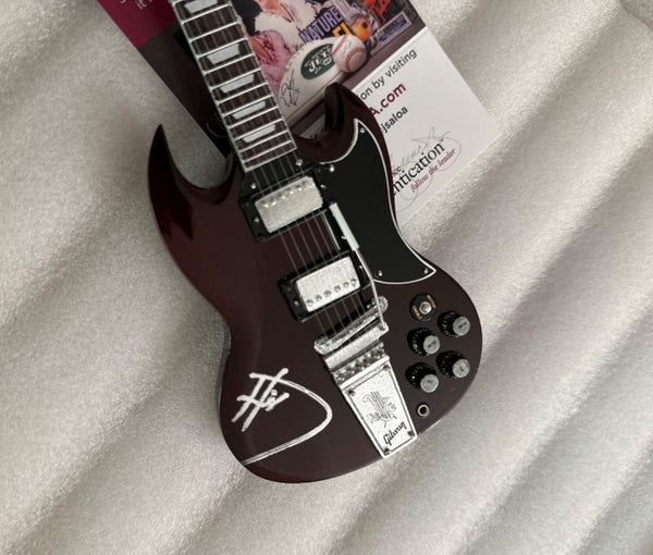 Brian Welch Korn Autographed Gibson SG Cherry Mini Guitar New Authentic JSA