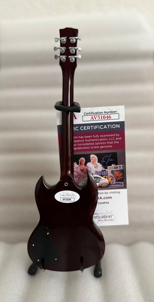 Brian Welch Korn Autographed Gibson SG Cherry Mini Guitar New Authentic JSA