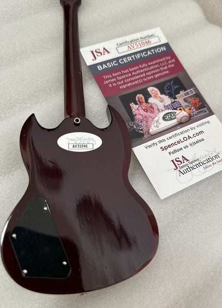 Brian Welch Korn Autographed Gibson SG Cherry Mini Guitar New Authentic JSA