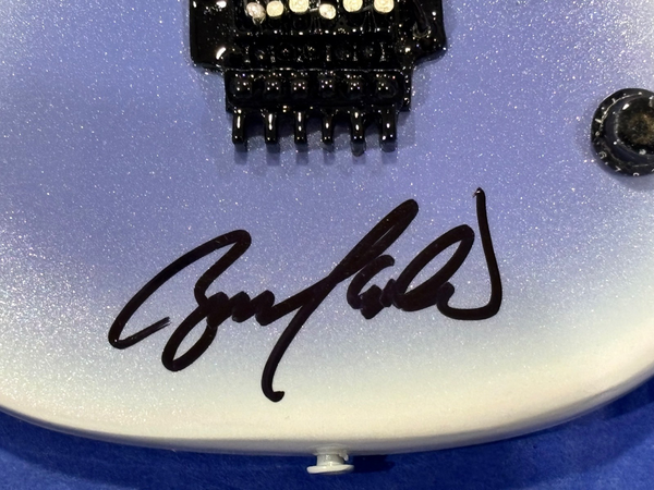 Bruce Kulick Signed "Flip Flop" Asylum Tour Mini Guitar - Limited Edition