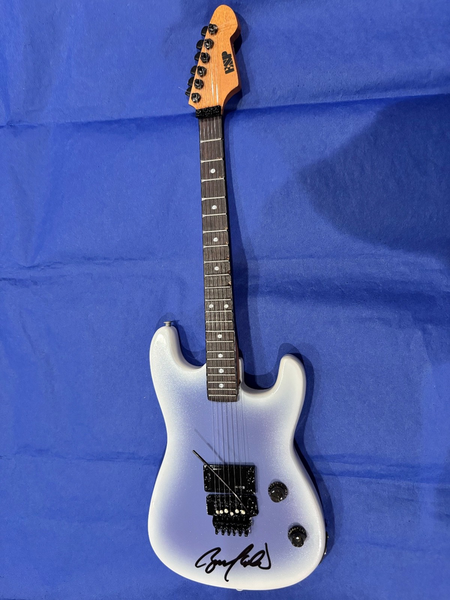 Bruce Kulick Signed "Flip Flop" Asylum Tour Mini Guitar - Limited Edition