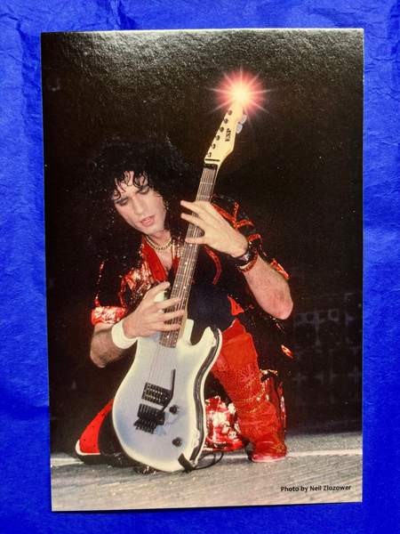 Bruce Kulick Signed "Flip Flop" Asylum Tour Mini Guitar - Limited Edition