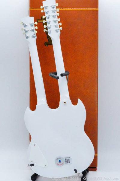 Don Felder The Eagles JSA Autographed Signed Mini Guitar by AXE HEAVEN® - 1:4 Scale Collectible Memorabilia