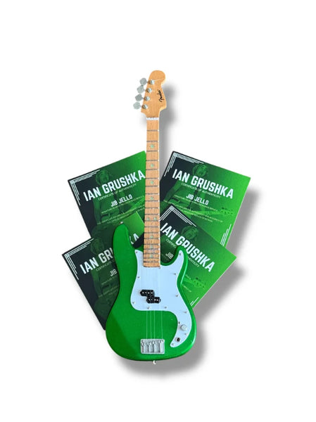 Ian Grushka Fender™ "Jib Jello" Mini Bass - SILVER Autograph - LIMITED 1 of 10