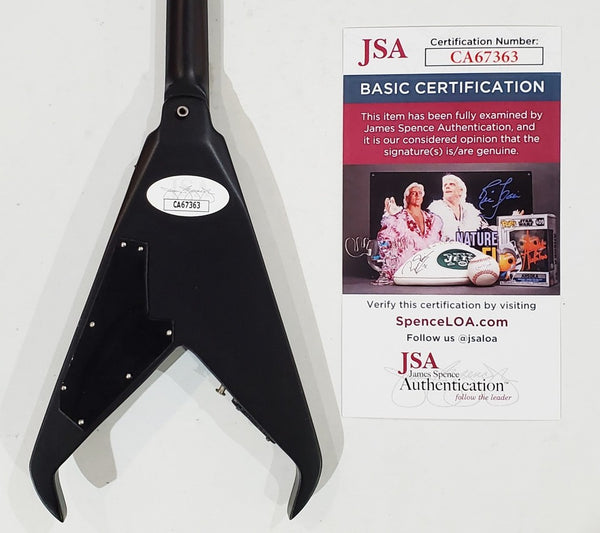 Kerry King Signed Slayer Mini Signature Model Guitar w/ JSA Cert Music Autograph
