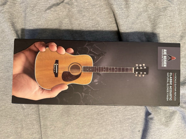 Rascal Flatts Signed and Inscribed RF AXE HEAVEN® Dreadnought Acoustic Mini Guitar JSA COA