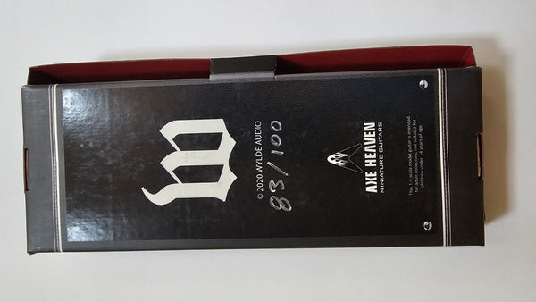 Zakk Wylde (Ozzy, Sabbath, Black Label) Signed Mini Guitar by AXE HEAVEN®, 83/100, RARE