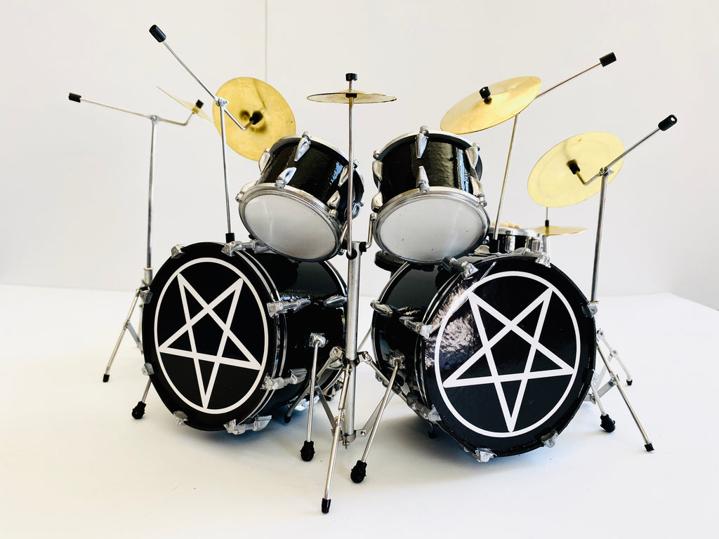 Tommy's Shout at the Devil Drum Set Miniature Replica Collectible
