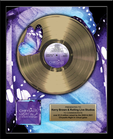 ART ARTIST RECORD - 18" x 22" Framed 12" Gold Record - Deluxe Framed Rockstar Award