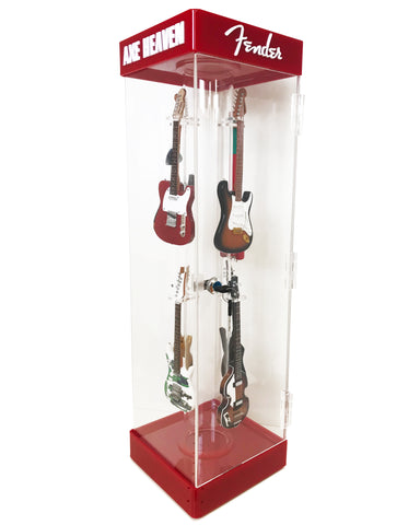 Custom Collectors Mini Guitar Acrylic Display Case by AXE HEAVEN