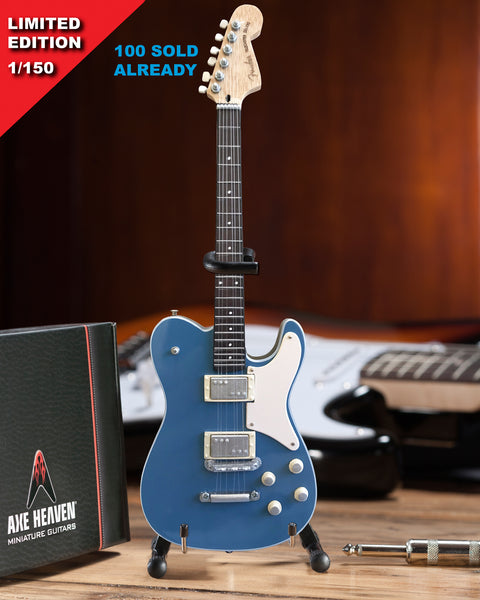 LIMITED 1 of 150 - *Licensed  Fender™Parallel Universe Troublemaker Tele Blue Mini Guitar Model