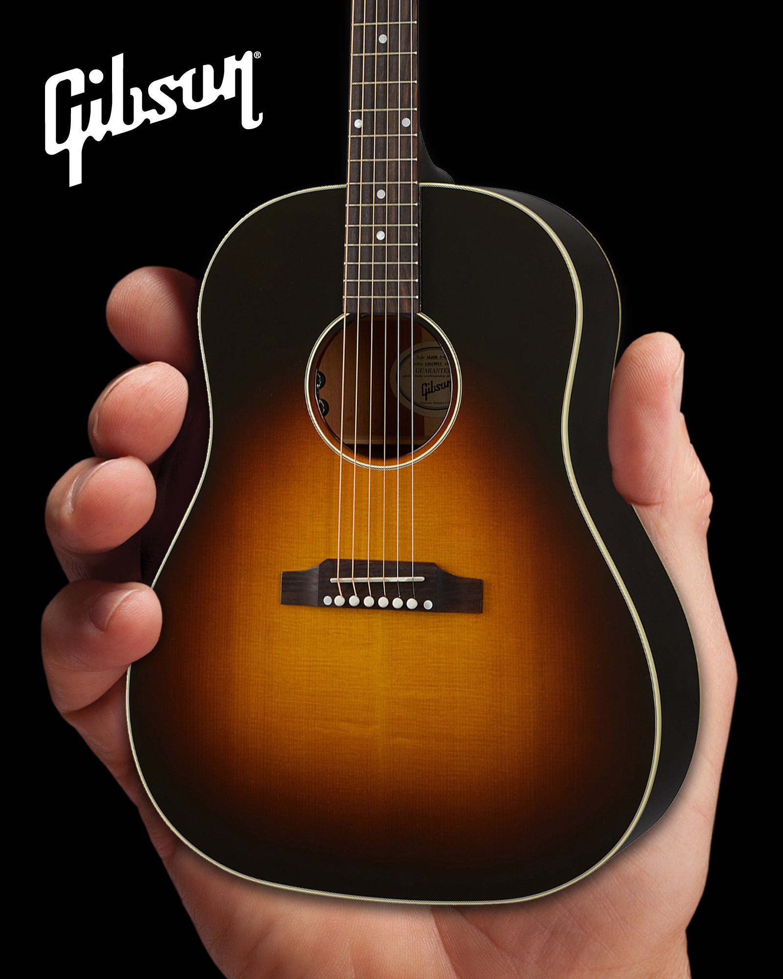 gibson J-45 レプリカ Slash Gibson J-45 November Burst Acoustic 1:4 Scale Mini