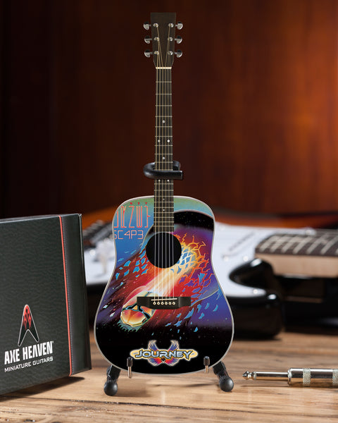 Officially Licensed Journey Escape Album Tribute Acoustic Mini Guitar Replica Model