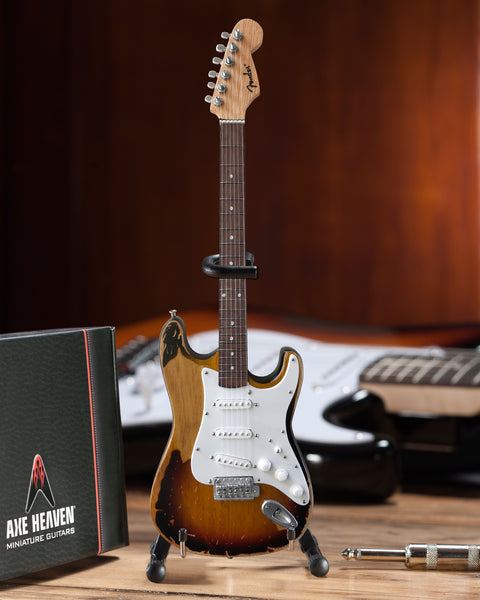 Officially Licensed Kenny Wayne Shepherd Mini Fender™ Strat™ Vintage 1961 Sunburst Guitar Model
