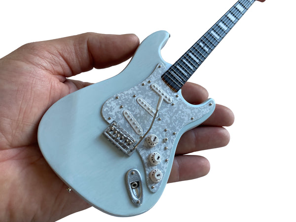 Licensed Kenny Wayne Shepherd Mini Fender™ Strat™ Transparent Faded Sonic Blue Guitar Model