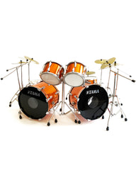 Signature Miniature Drum Kit In Magnetic Orange