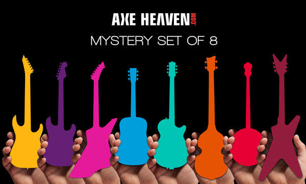 MYSTERY BOX of 8 Mini Guitars - RARE Limited Models! - NEW IN THE BOX!