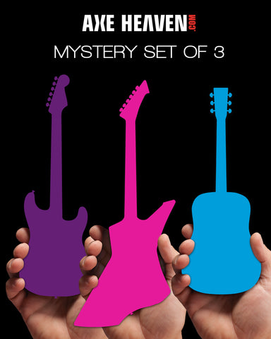MYSTERY SET of 3 Mini Guitars - RARE Limited Models! - NEW IN THE BOX!