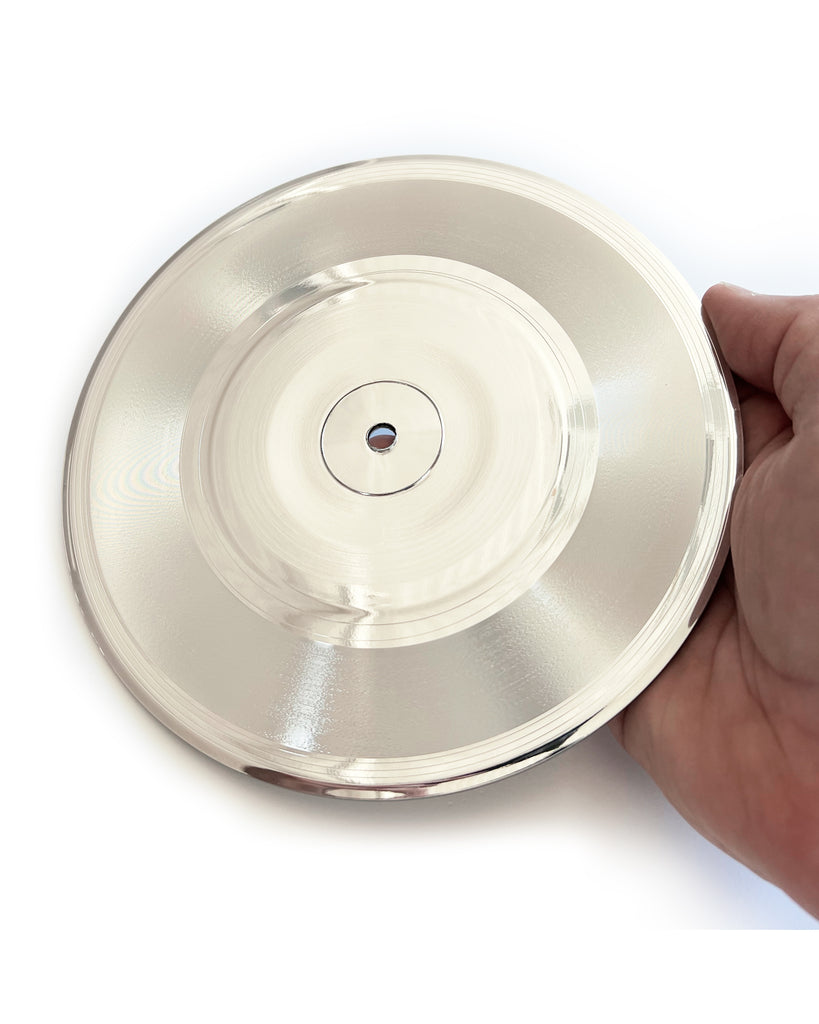 Platinum Blank Record 45 Vinyl LP - 7" Metalized Platinum - Wholesale Records