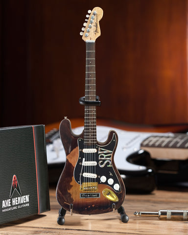 Official Stevie Ray Vaughan Distressed SRV Custom Mini Fender™ Strat™ Guitar Replica