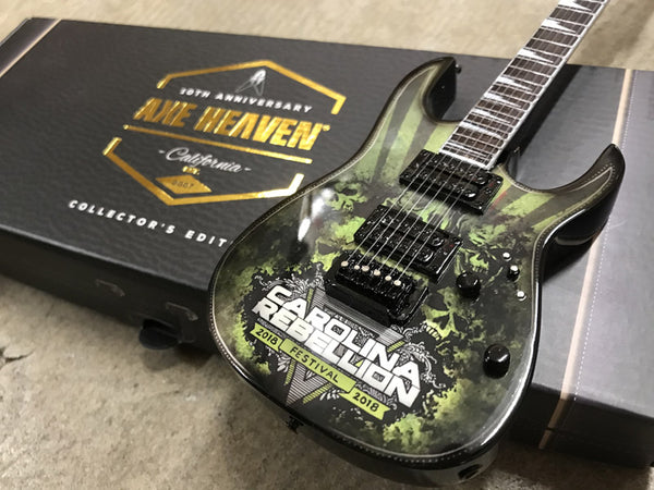 Carolina Rebellion Festival 2018 Limited-Edition RonzWorld Mini Guitar Replica