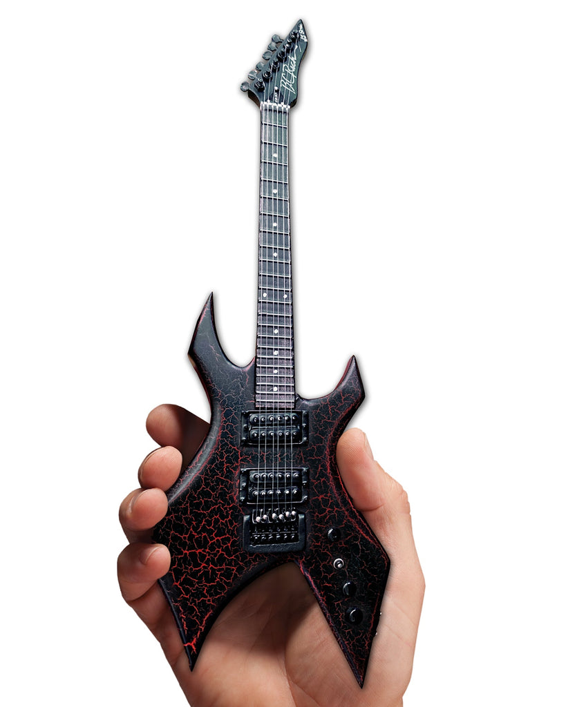 Official Stranger Things® Eddie's Guitar B.C. Rich® NJ Warlock® Mini Guitar  Model