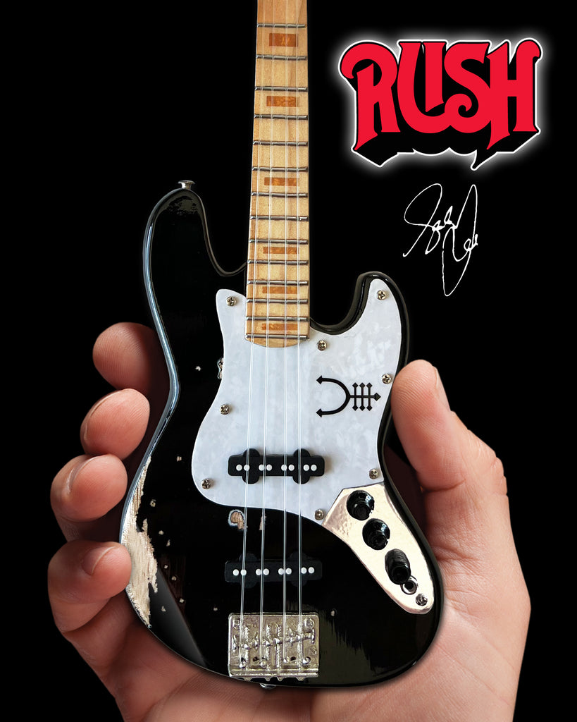 geddy lee bass gear Geddy Lee Vintage Tour Edition Mini Fender™ Jazz™ Bass Model Officially Licensed