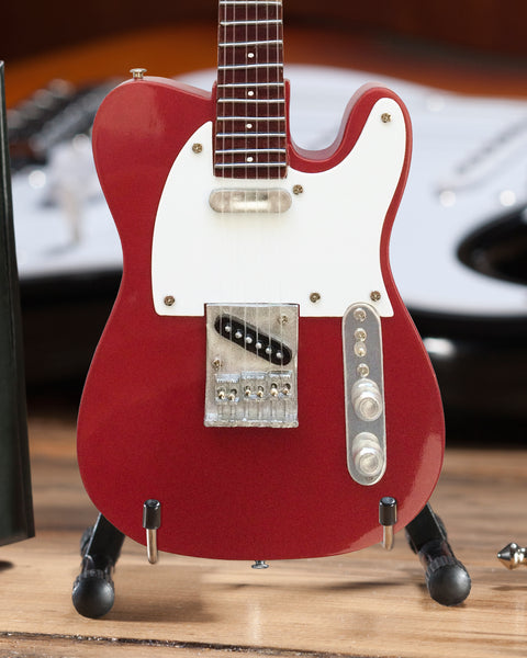 Officially Licensed Mini Candy Apple Red Fender™ Telecaster™ Guitar Replica