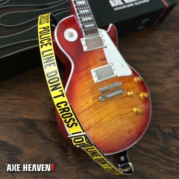 AXE HEAVEN® POLICE LINE Mini Guitar Strap