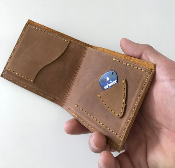 Trigger Acoustic Signature Guitar Wallet - Handmade from Genuine Leather