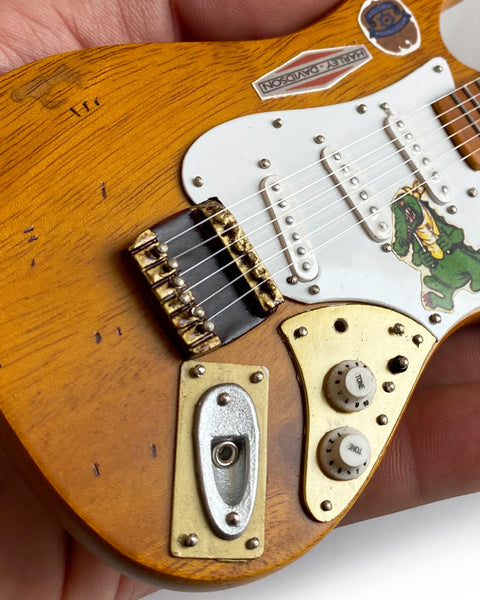 Jerry Garcia™ Alligator™ Graham Nash Tribute Mini Guitar Fender™ Strat™ Replica - OFFICIALLY LICENSED