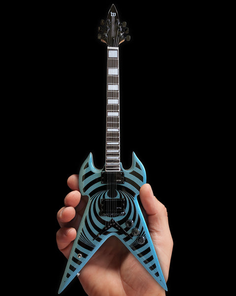 Zakk Wylde WARHAMMER Pelham Blue Vertigo Mini Guitar Replica Collectible
