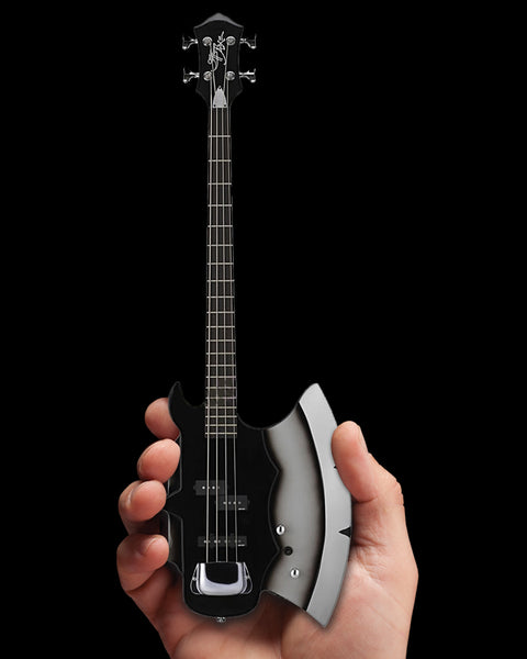 Officially Licensed KISS Gene Simmons Signature AXE Bass Mini Guitar Model