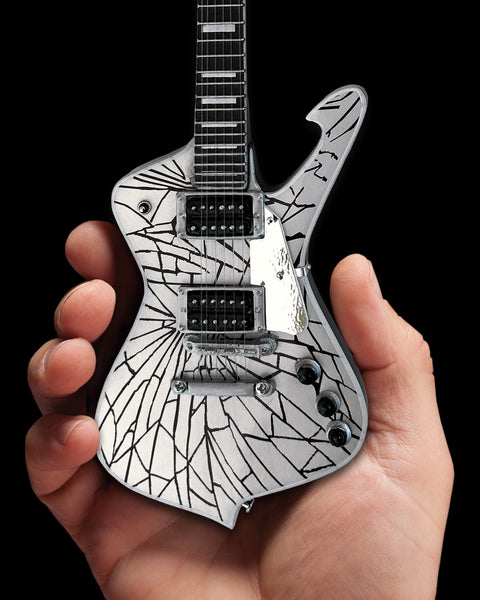 Officially Licensed KISS SET of 3 Miniature Guitar Models - AXE - ICEMAN - LOGO ICEMAN
