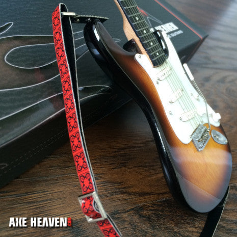 FENDER™ Hip Trip Vintage Red Mini Model Guitar Strap