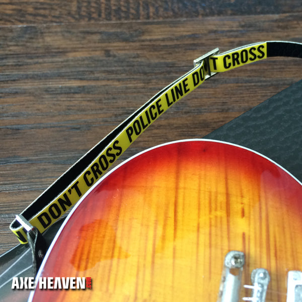 AXE HEAVEN® POLICE LINE Mini Guitar Strap