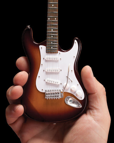 Sunburst Fender™ Strat™ Classic Miniature Guitar Replica - Officially Licensed