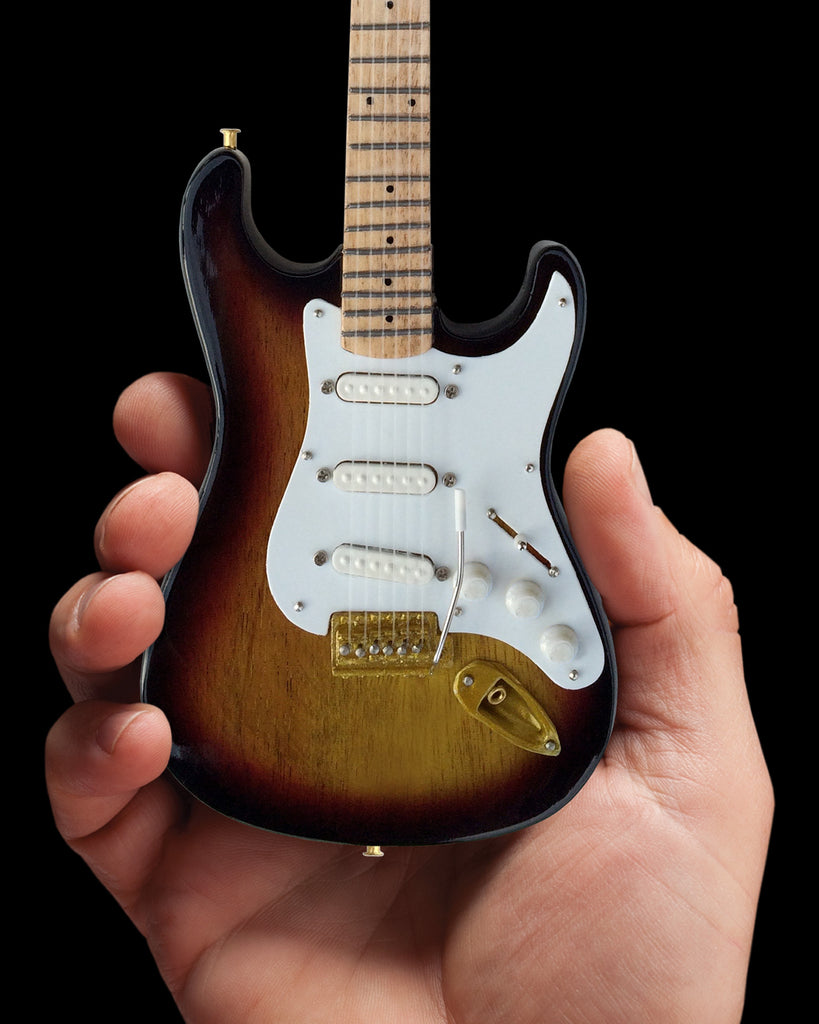 Officially Licensed Fender™ Strat™ 60th Anniversary Sunburst Mini Guit ...