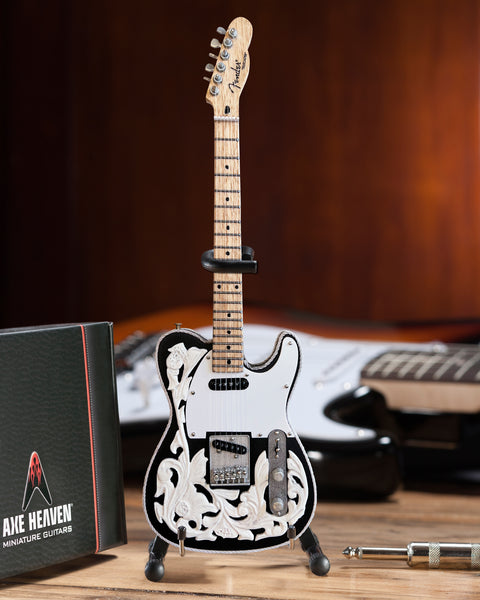 Waylon Jennings Tribute Mini Fender™ Tele™ Guitar Replica - Officially Licensed