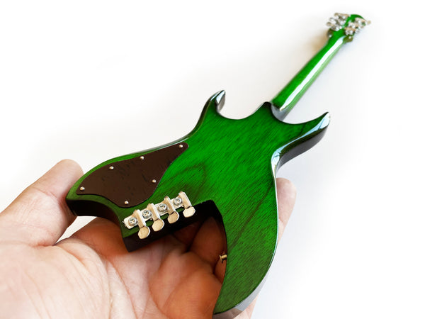 Official B.C. Rich® Bich Green Miniature Guitar Replica Collectible