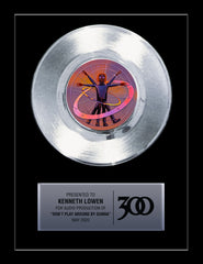 11" x 14" Framed 7" Artist Platinum Record - Platinum Artist Podcast & Album Release Record Award