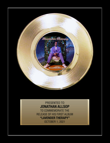 Gold Record 7" - Artist Record / Release Award - Framed 11" x 14"