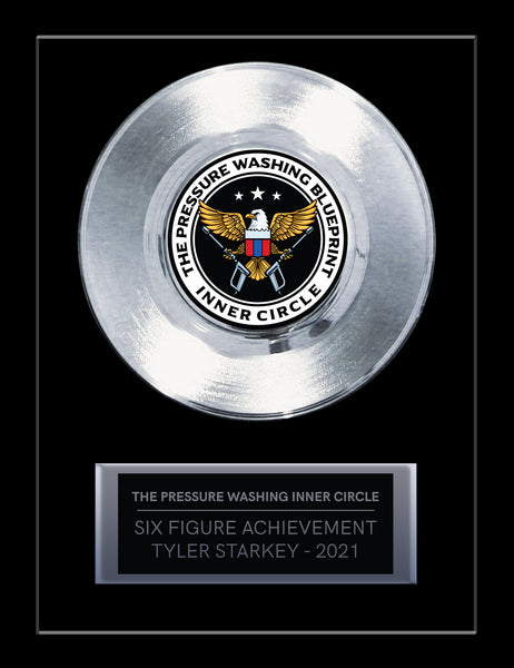 BUSINESS 7" Platinum Record 11" x 14" Framed - 45 Single Style Platinum Record Rockstar Award