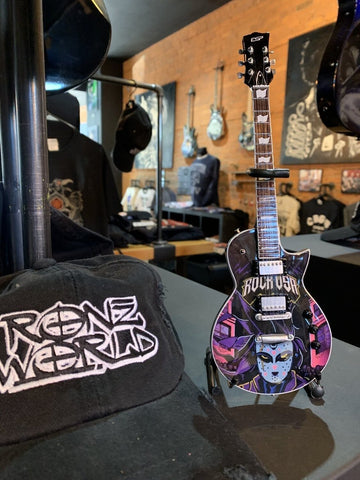 Rock USA Festival 2019 Limited-Edition RonzWorld Mini Guitar Replica Collectible