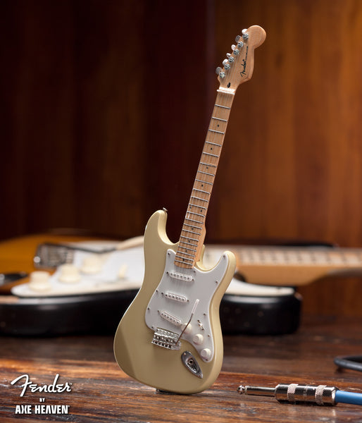 Cream Fender™ Strat™ Miniature Guitar Replica - Officially Licensed