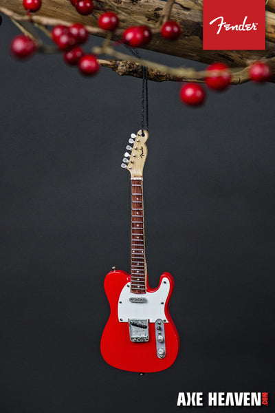 6” FENDER 50s Red Telecaster Mini Guitar Ornament