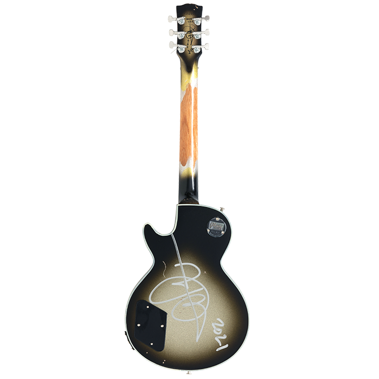 2021 Signed Adam Jones Gibson Silverburst Les Paul 1:4 Scale Mini 2021 Signed Adam Jones Gibson Silverburst Les Paul 1:4 Scale Mini