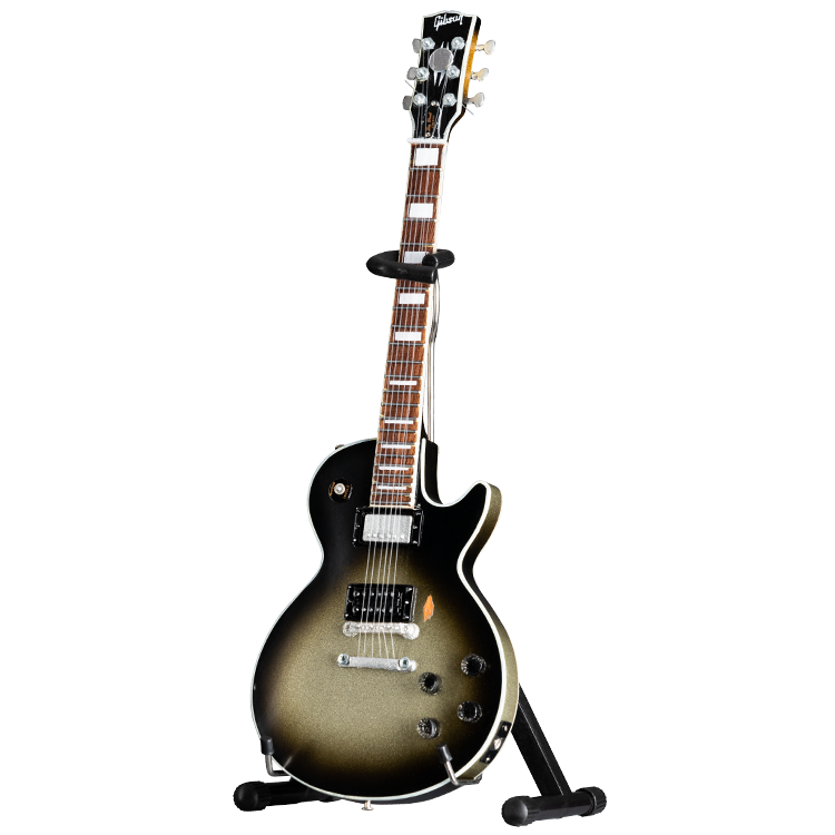 2021 Signed Adam Jones Gibson Silverburst Les Paul 1:4 Scale Mini 2021 Signed Adam Jones Gibson Silverburst Les Paul 1:4 Scale Mini